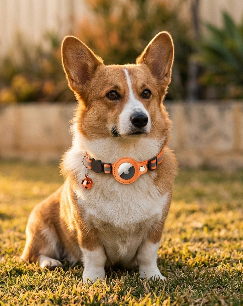 PAWFIX Reflective Waterproof AirTag Pet Collar