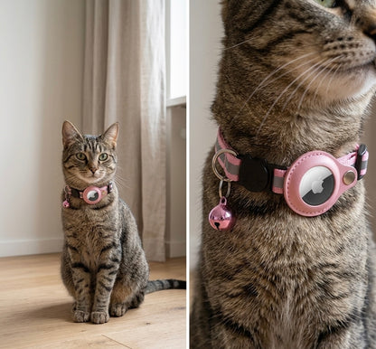 PAWFIX Reflective Waterproof AirTag Pet Collar