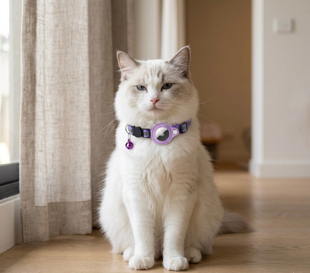 PAWFIX Reflective Waterproof AirTag Pet Collar