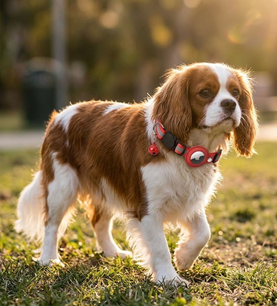 PAWFIX Reflective Waterproof AirTag Pet Collar