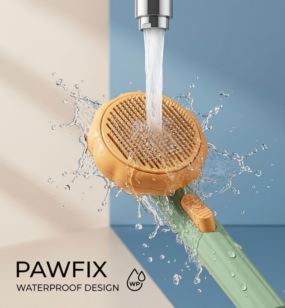 PAWFIX Self-Cleaning Pet Grooming Brush