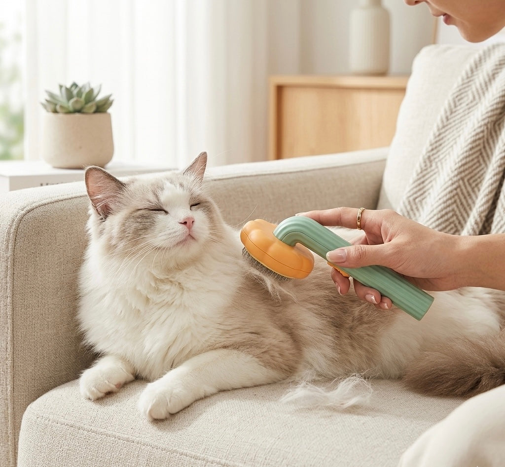 PAWFIX Self-Cleaning Pet Grooming Brush