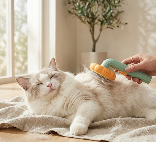 PAWFIX Self-Cleaning Pet Grooming Brush